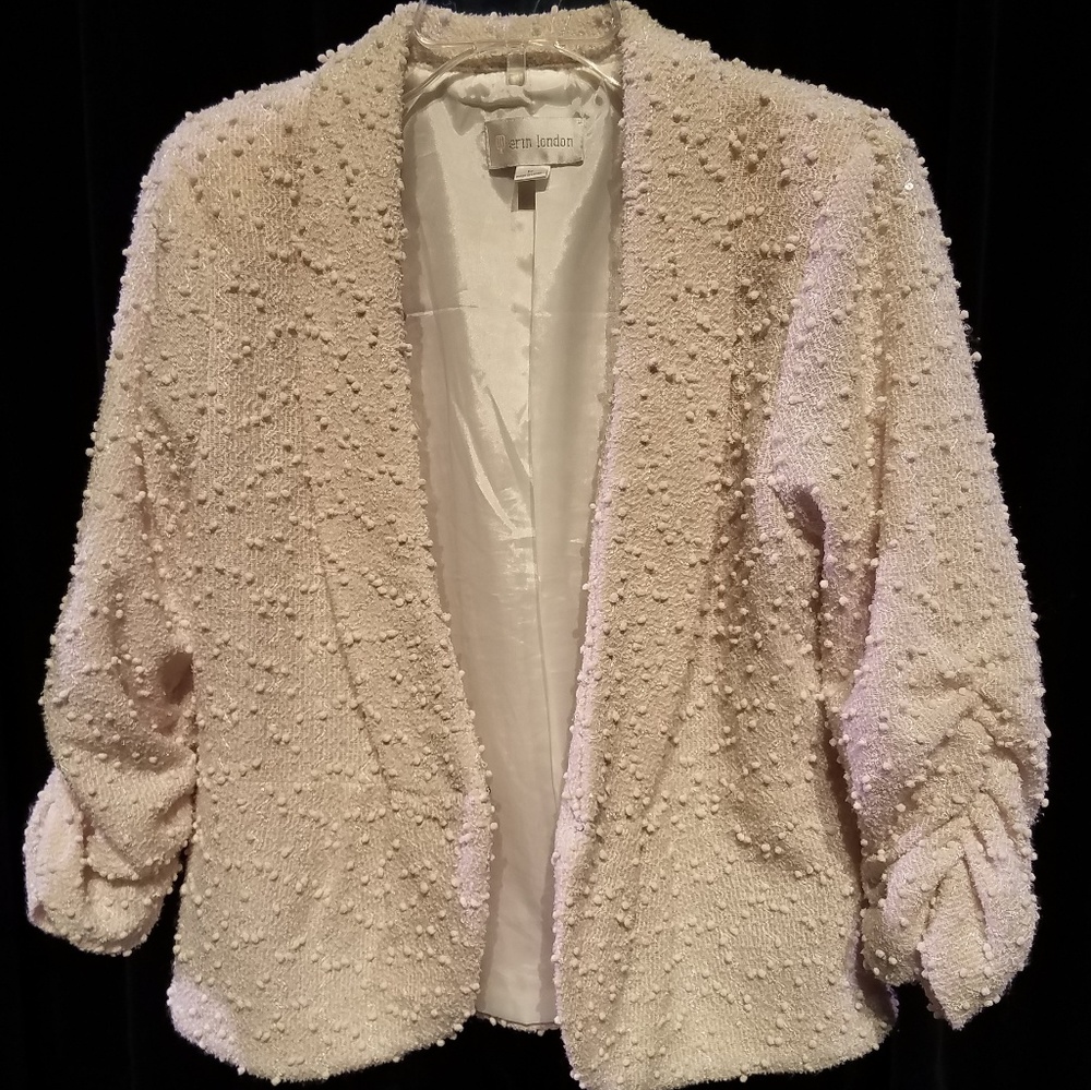 Erin London off-white blazer Size M